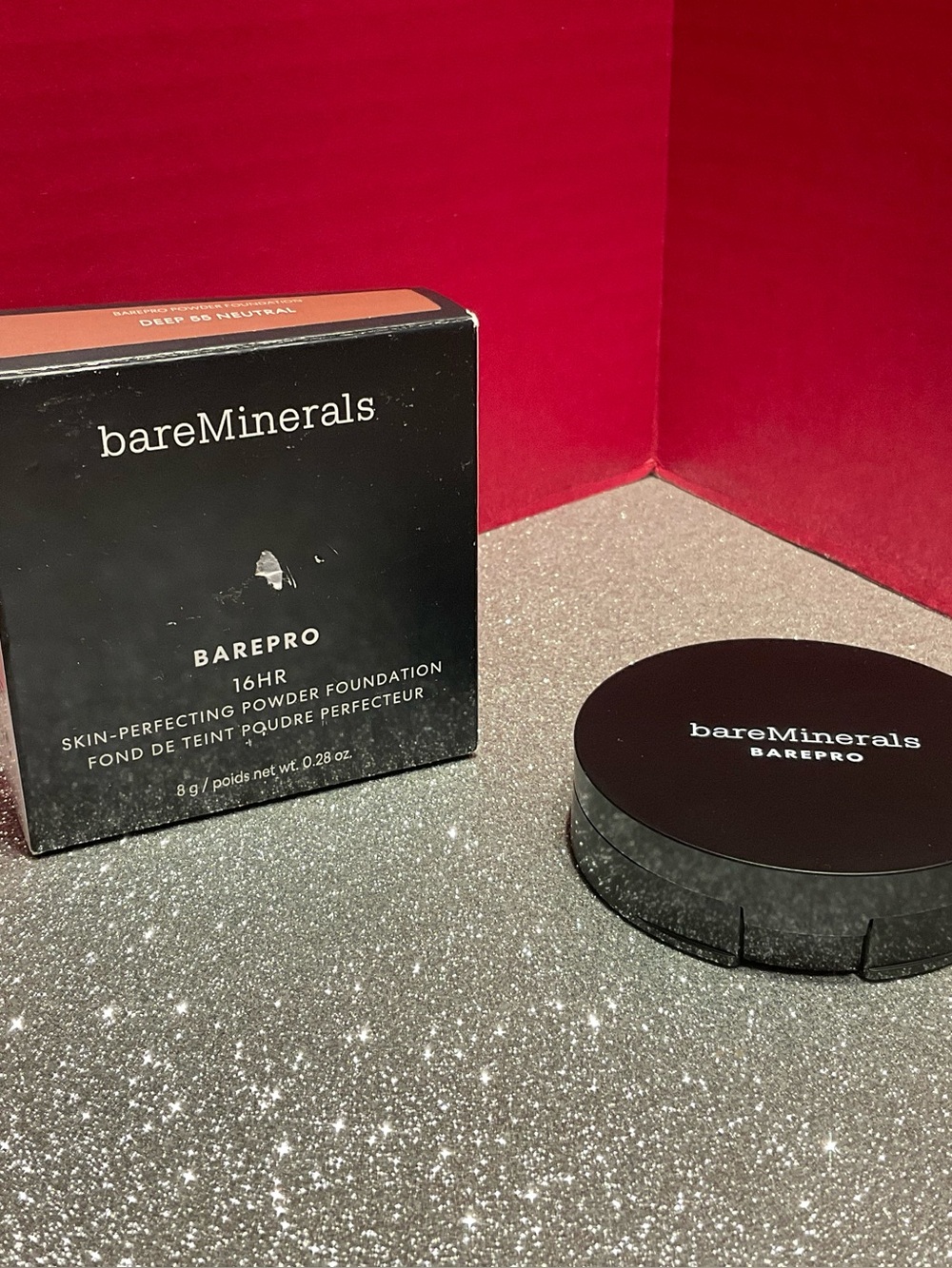 bareMinerals BAREPRO 24HR‎ Wear Powder Foundation  Deep 55 Neutral 8g